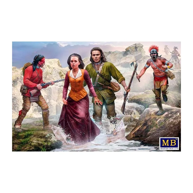 Guerres indiennes, Mohicans. MASTER BOX 35234