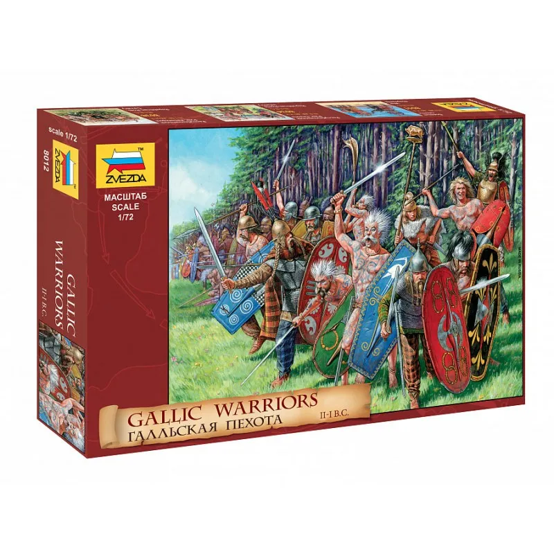 Guerriers gaulois. IIe-Ier siècle av. J.-C. ZVEZDA 8012
