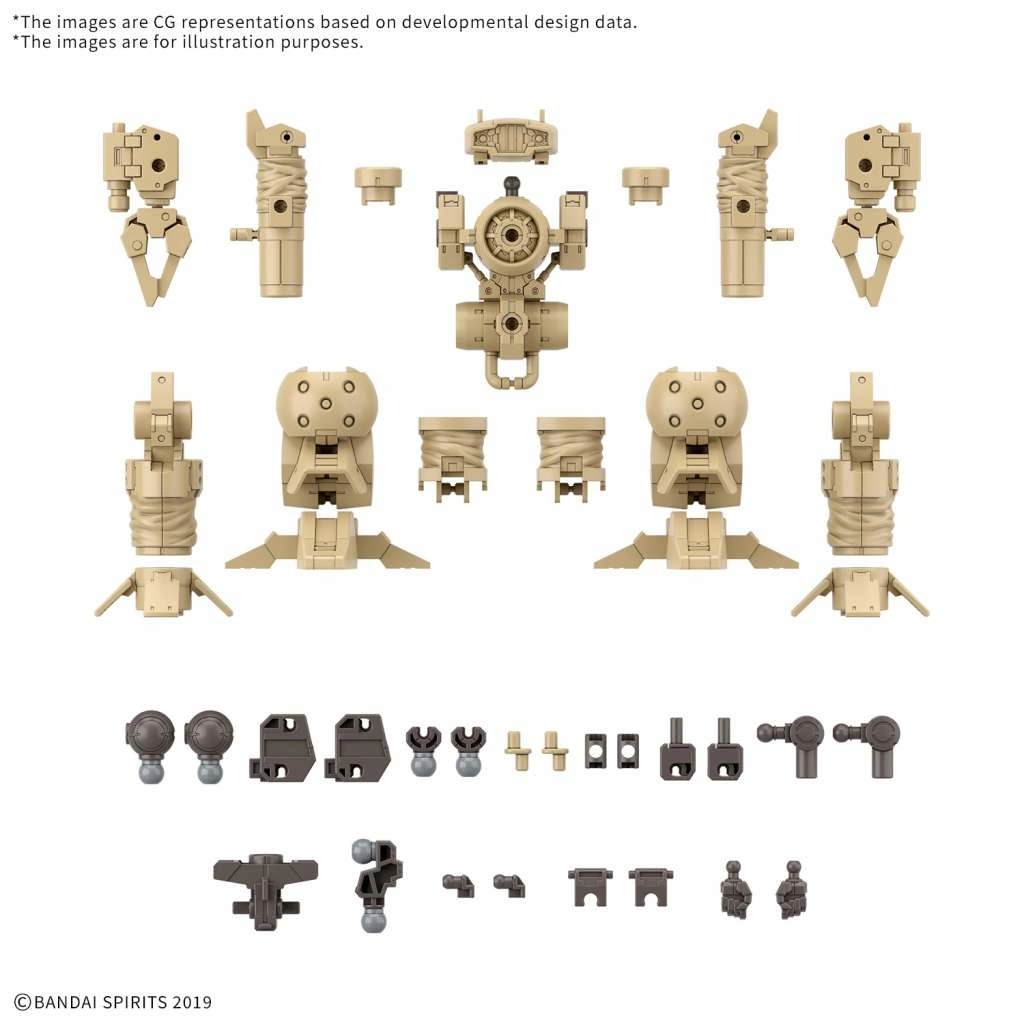 Gundam - 30mm 1/144 option parts set 18 - model kit