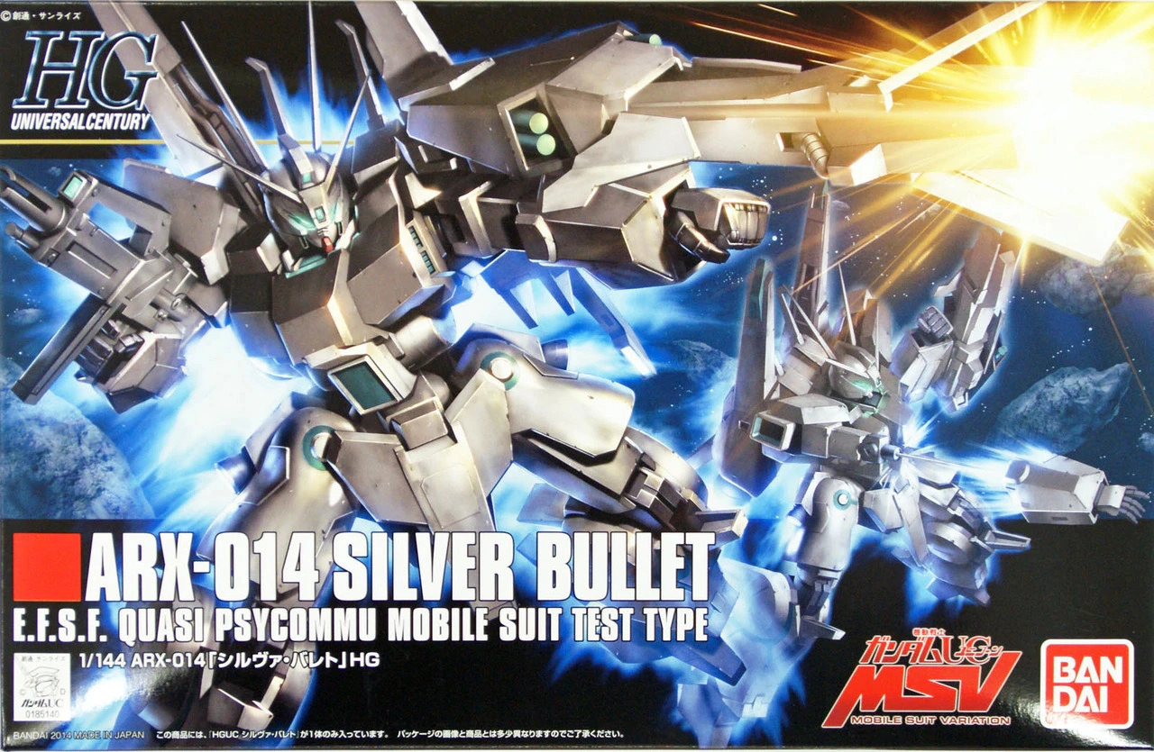 Gundam - hguc 1/144 silver bullet - model kit