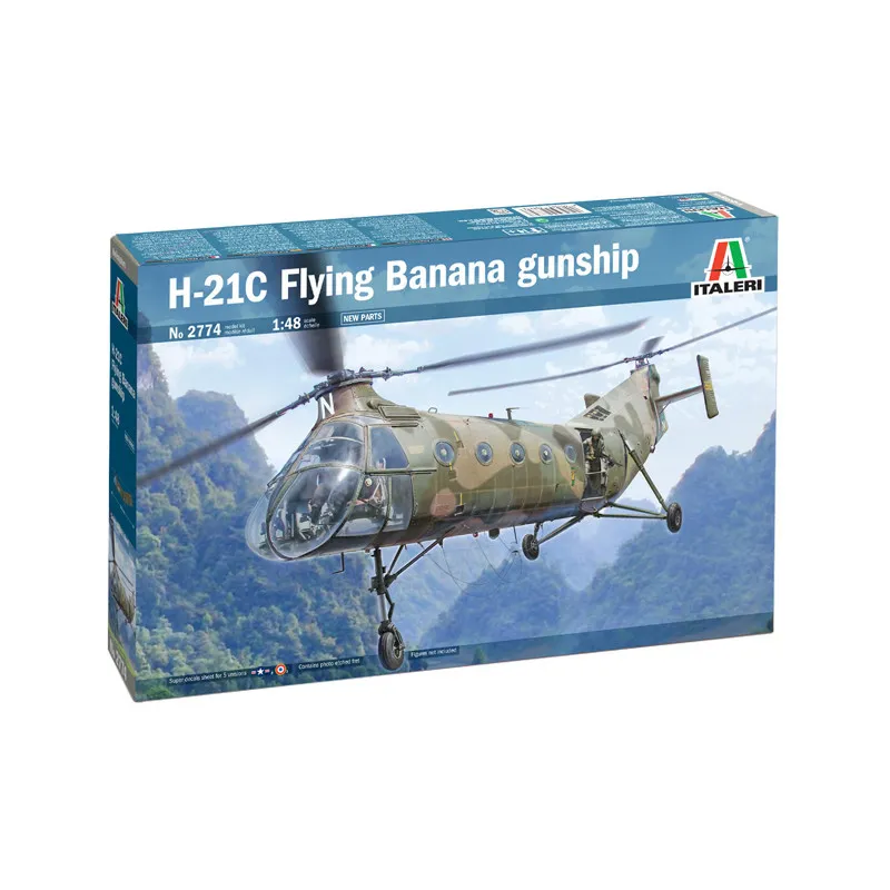 H-21C Flying Banana GunShip. ITALERI 2774