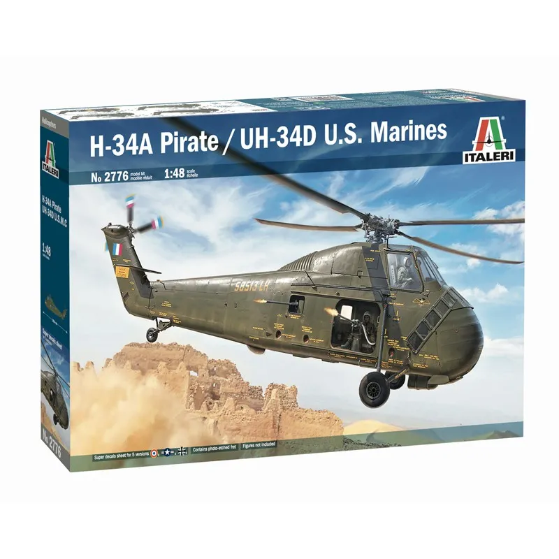 H-34A Pirate/UH-34D. ITALERI 2776