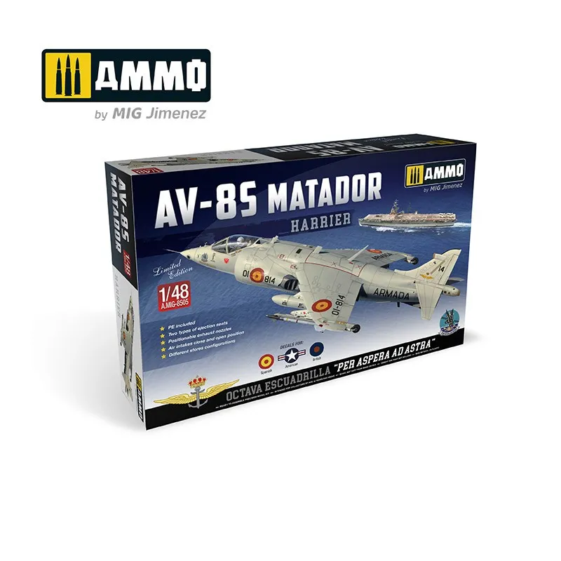 Harrier AV-8S Matador. AMMO MIG JIMENEZ 8505