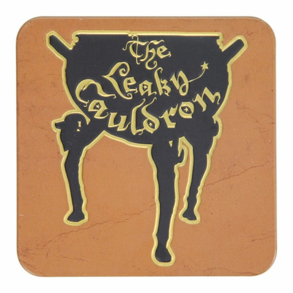 Harry potter - chaudron baveur - set verre et sous-verre