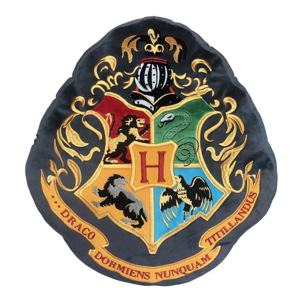 Harry potter - coussin bouclier 4 maisons 40 cm