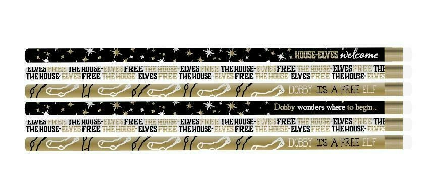 Harry potter - dobby - set de 6 crayons