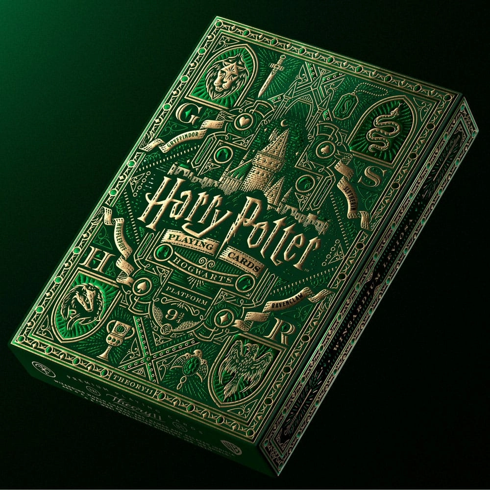 Harry potter jeu de cartes à jouer green version