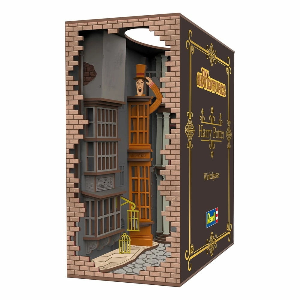 Harry potter maquette book nook tiny adventures chemin de traverse 23 cm
