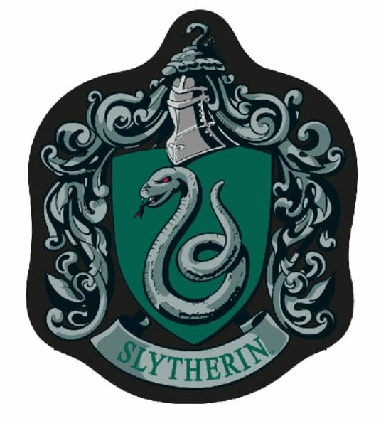 Harry potter tapis slytherin shield 84 x 100 cm