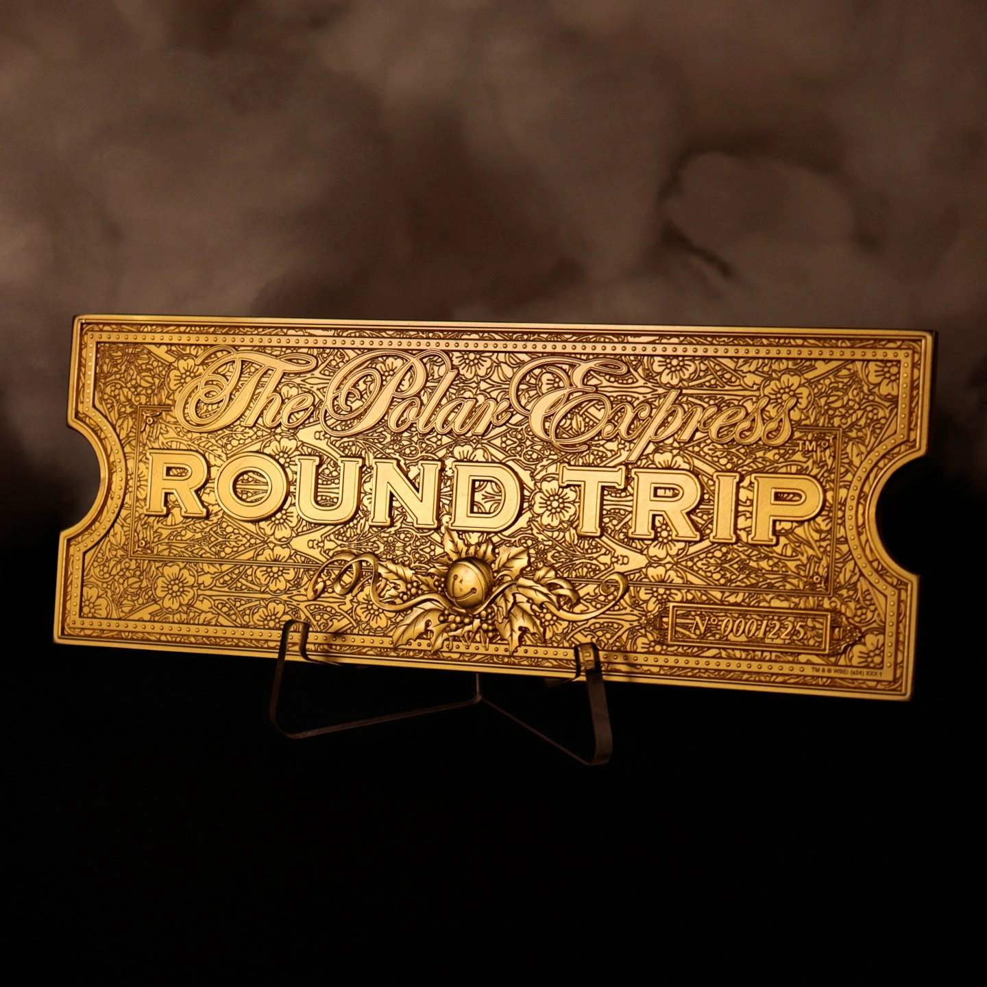 Harry potter - ticket de train poudlard express 24k plaqué or