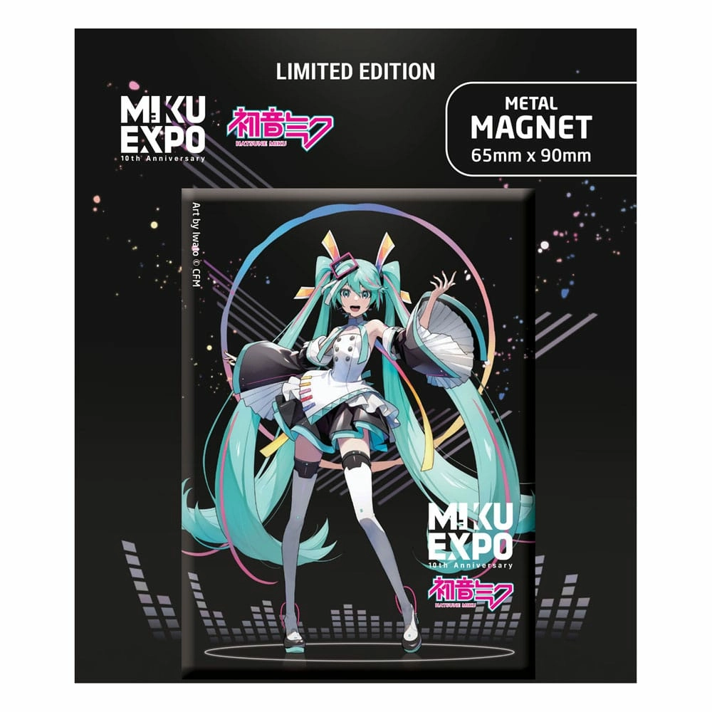 Hatsune miku aimant miku expo 10th anniversary art by iwato ver. limited edition