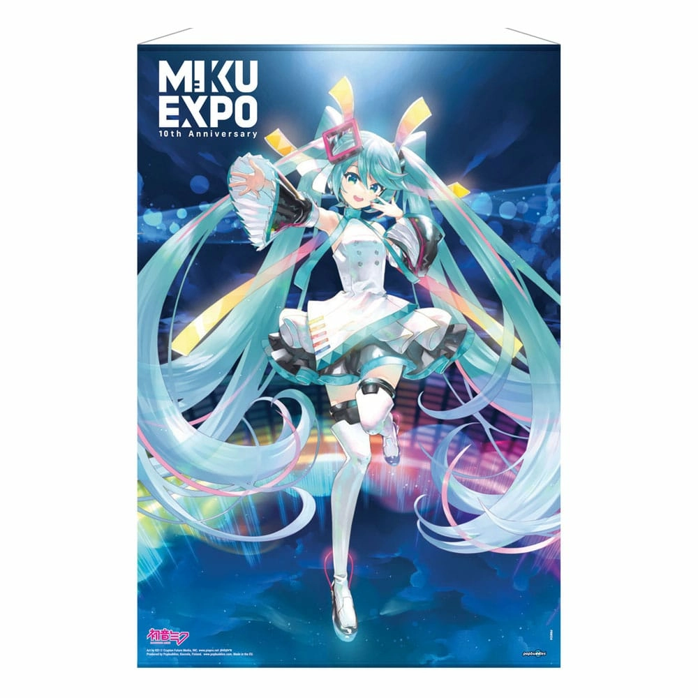 Hatsune miku wallscroll miku expo 10th anniversary limited edition 61 x 91 cm