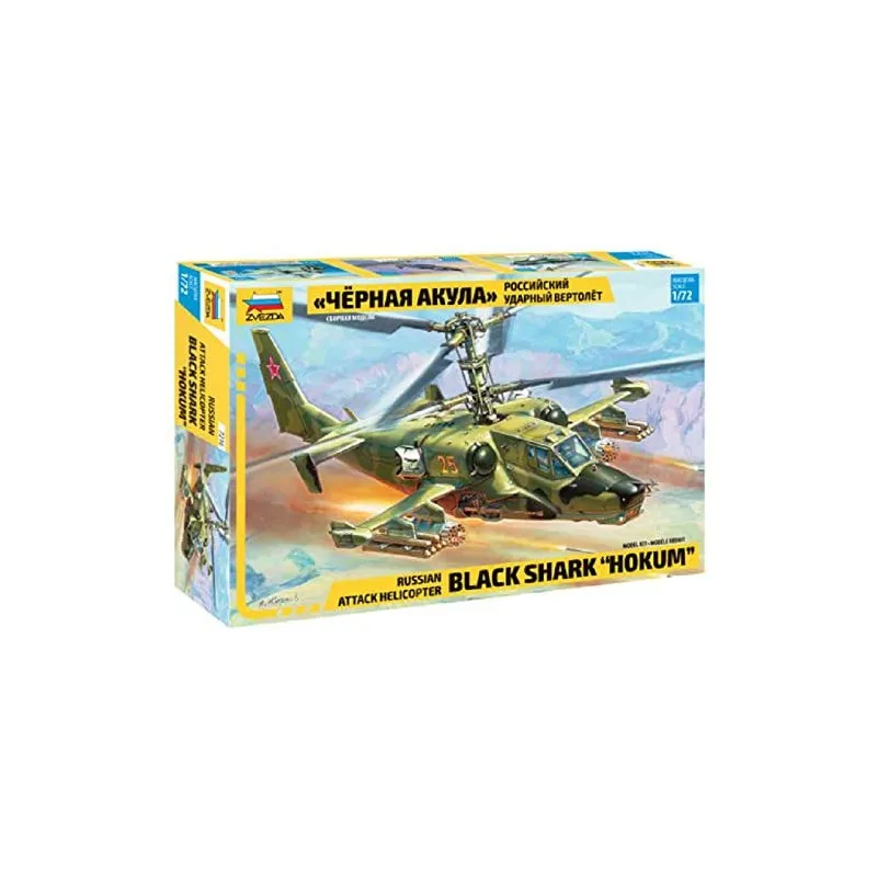 Hélicoptère russe Black Shark « Hokum ». ZVEZDA 7216