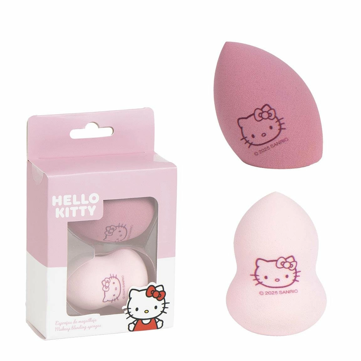 Hello kitty - 2 eponges blending pour maquillage