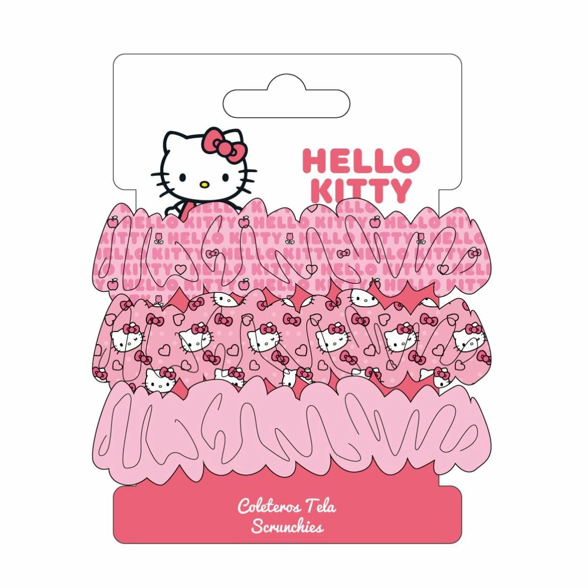 Hello kitty - accessoires cheveux chouchou" 3x"