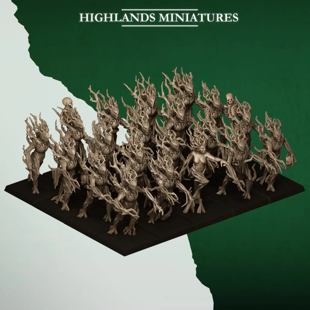 Highlands Miniatures - Feral Elf - Dryads
