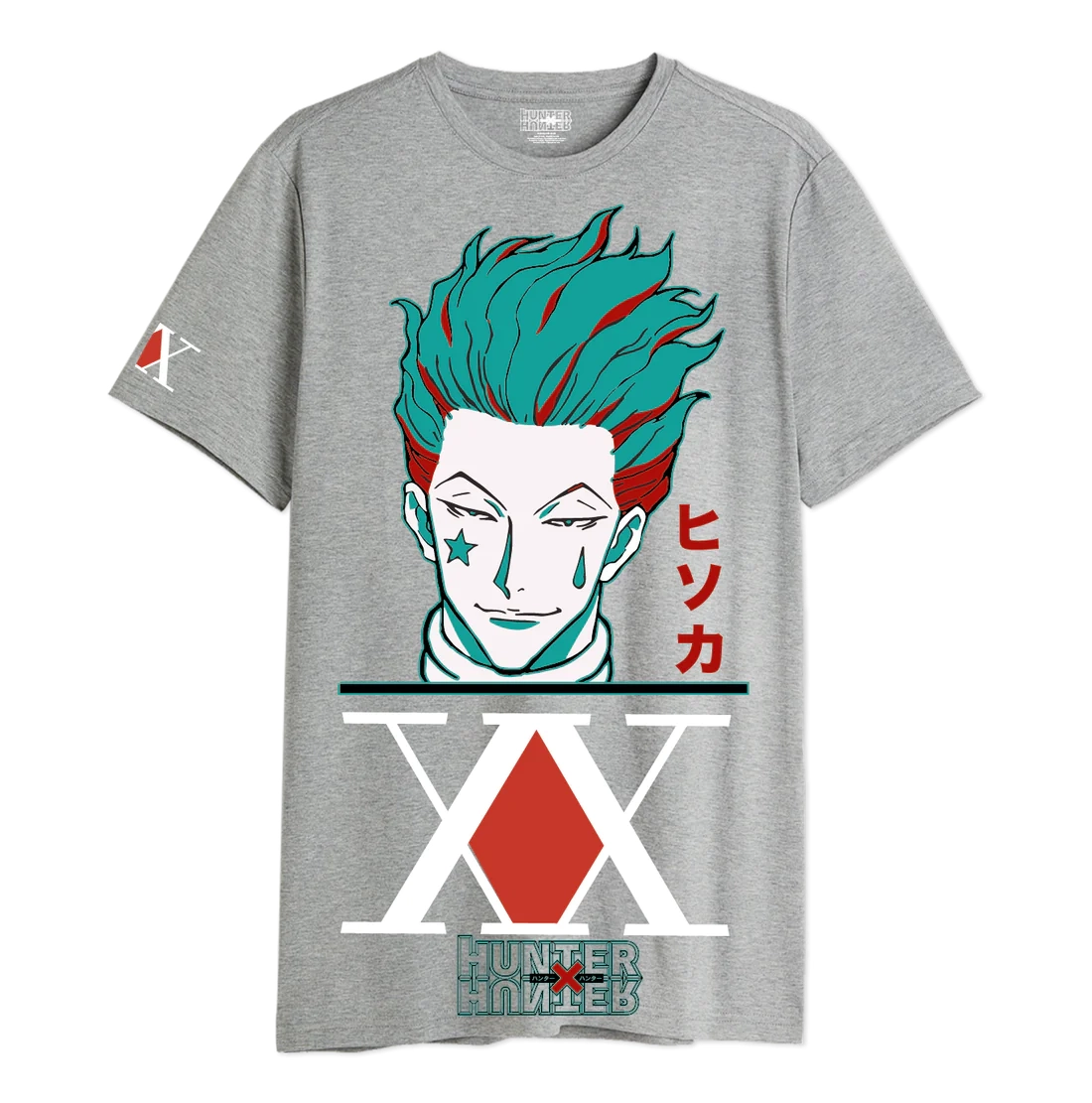 Hunter x hunter - hisoka - t-shirt oversize homme (xs)