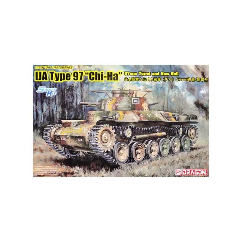 IJA Type 97 « Chi-Ha » Late, avec canon de 57mm. DRAGON 6875
