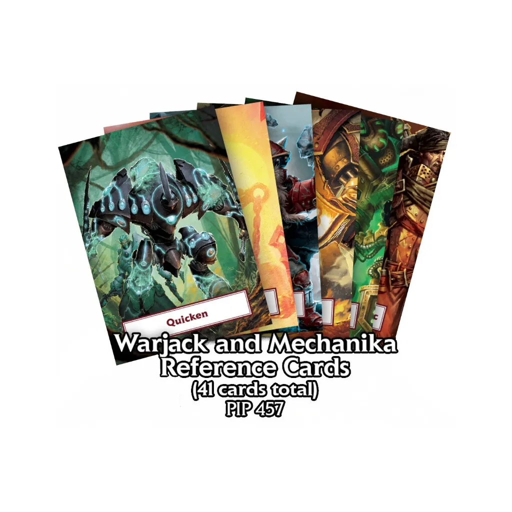 Iron Kingdoms - Warjack and Mechanika Reference Card Deck