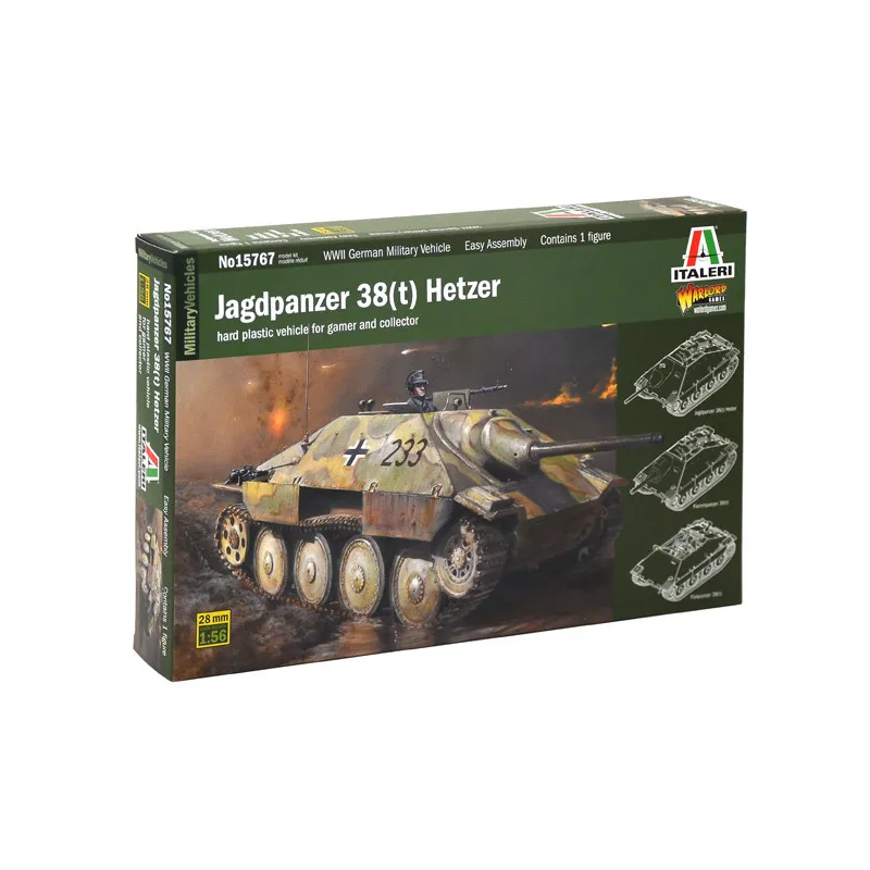 Jagdpanzer 38(t) Hetzer. ITALERI 15767