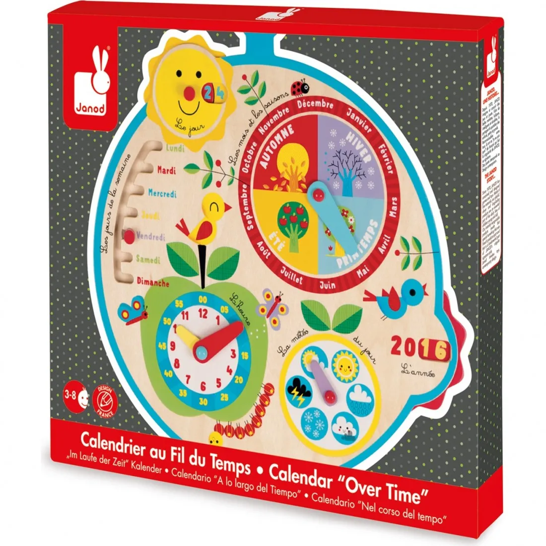 Calendrier au fil du temps Janod