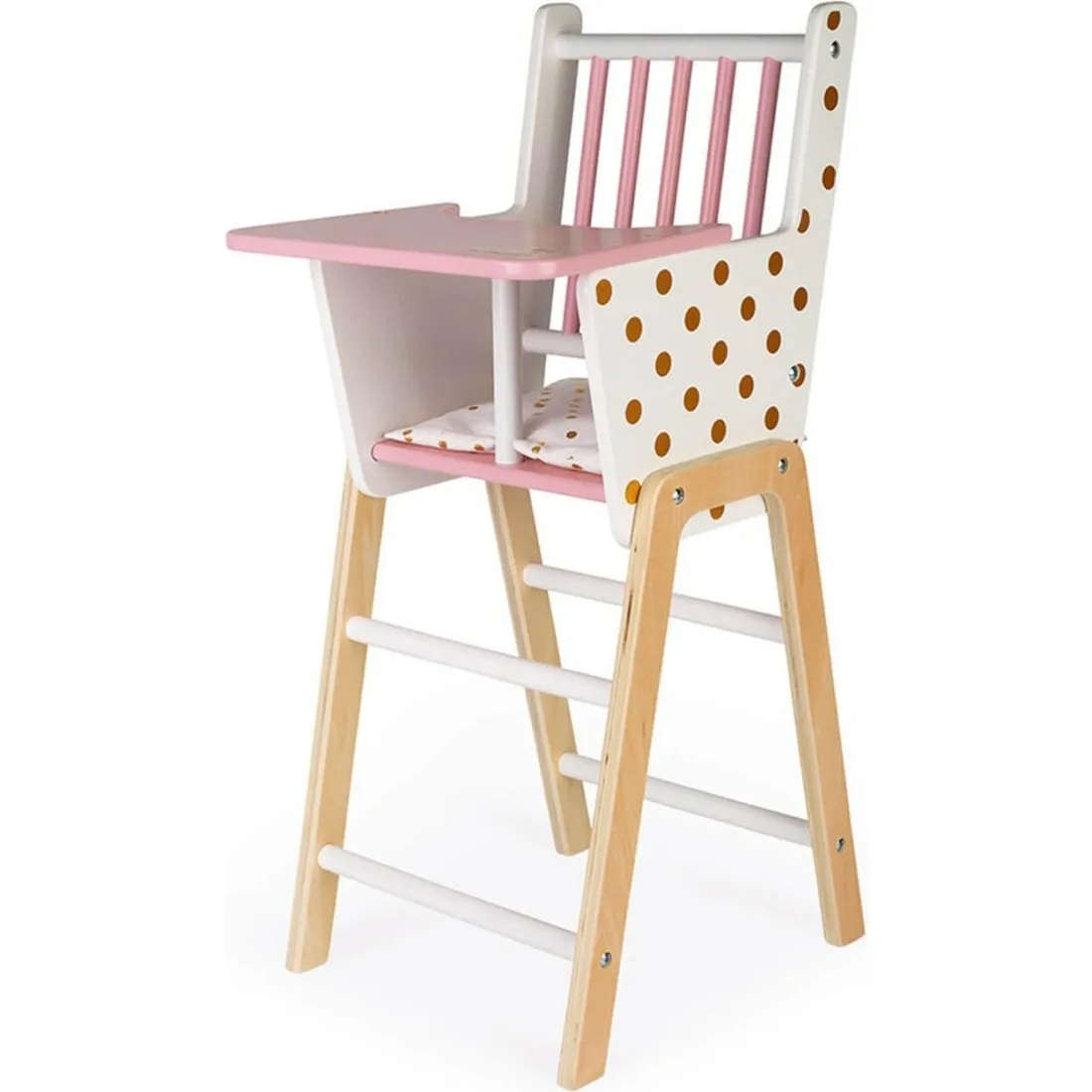 Chaise Haute en bois "Candy Chic" Janod