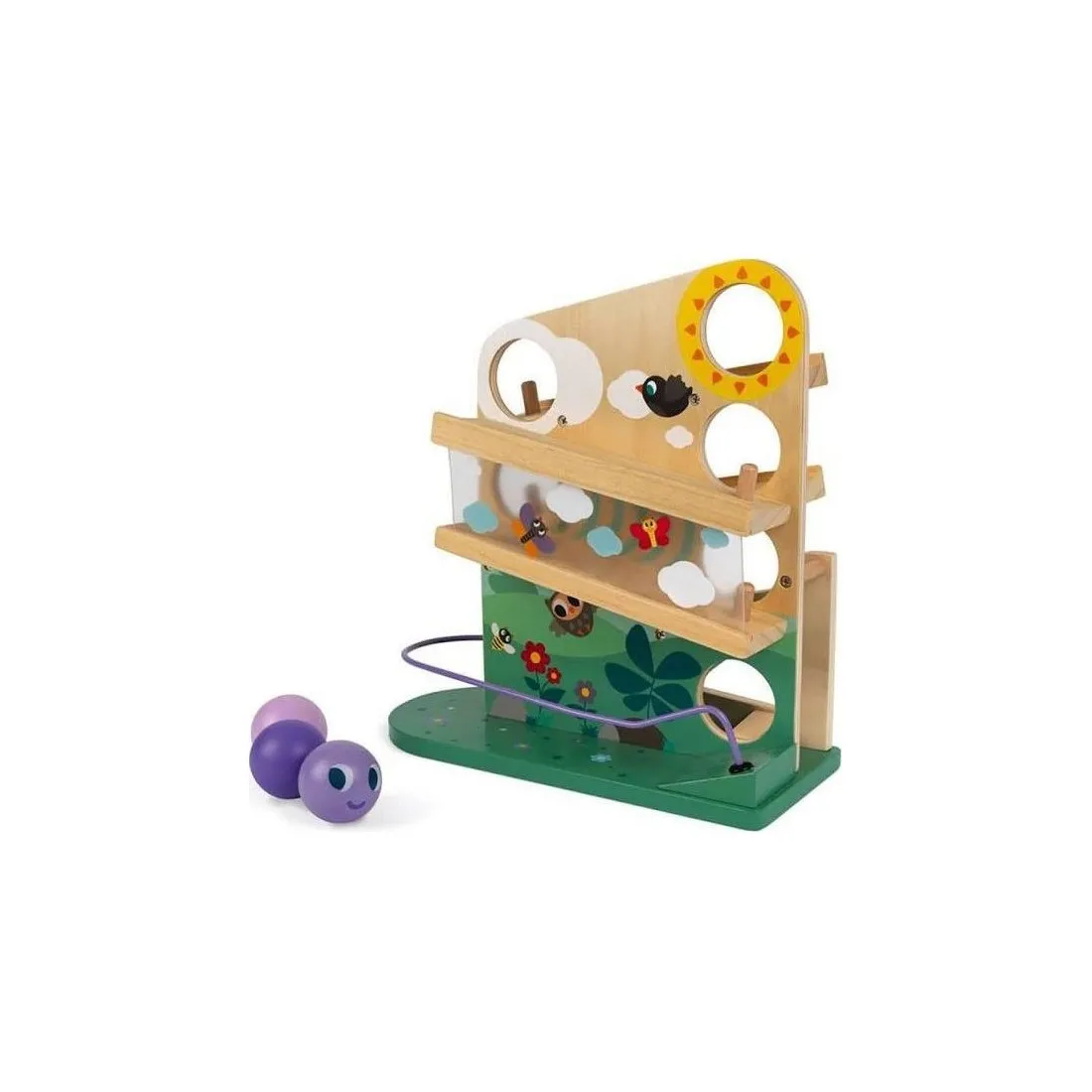 Descendeur en bois Chenille Janod