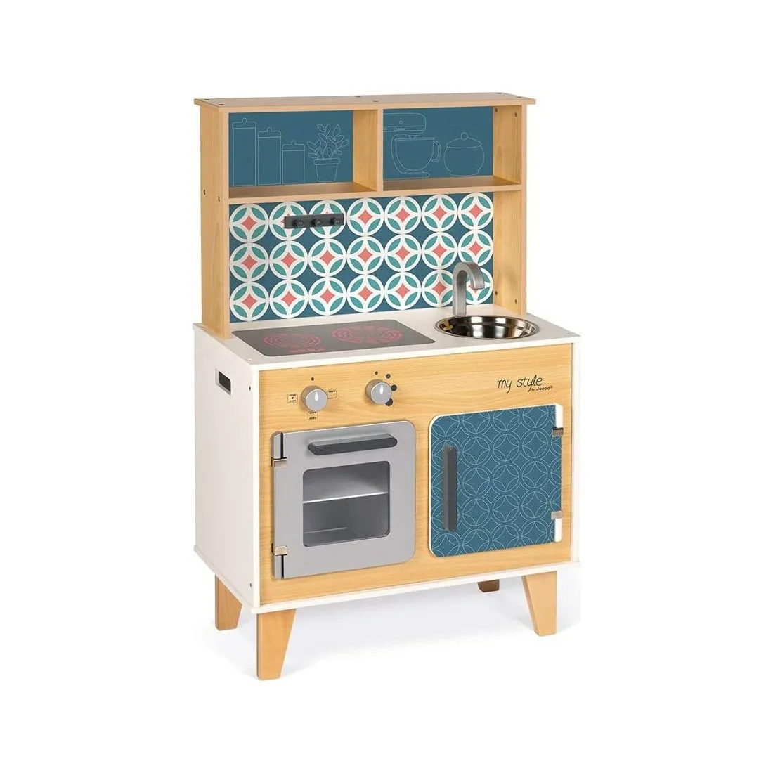 Grande Cuisine Janod My Style - Cuisine en bois Personnalisable