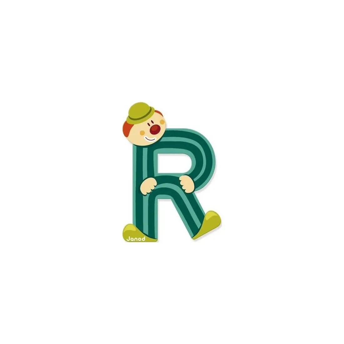 Lettre Bois Clown R Janod