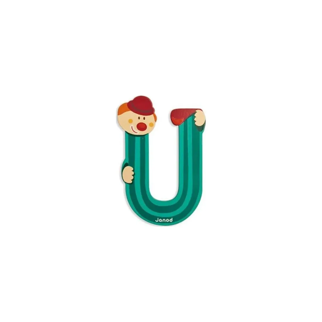 Lettre Bois Clown U Janod