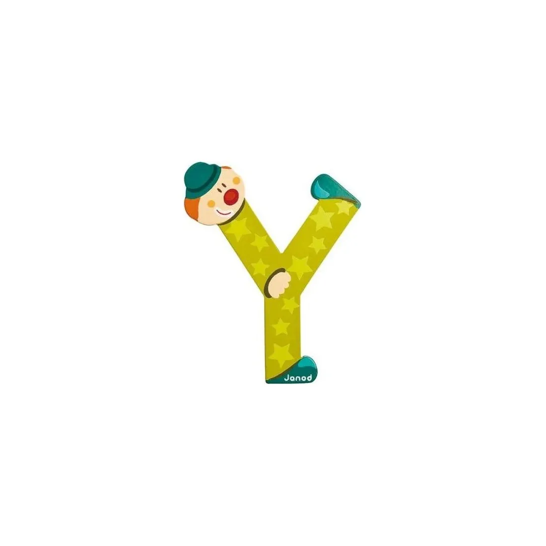 Lettre Bois Clown Y Janod