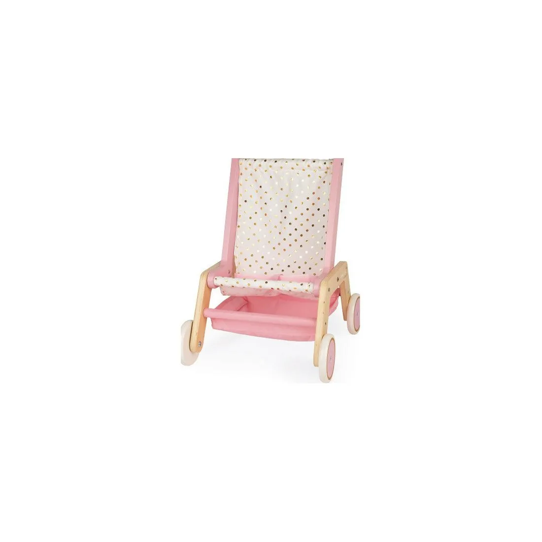 Poussette en bois pour poupée "Candy Chic" Janod