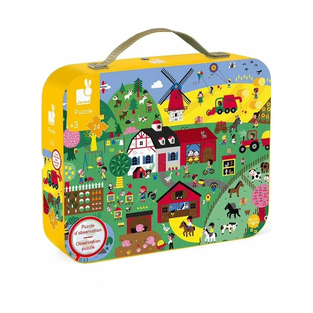 Puzzle 24 pièces Ferme - Janod