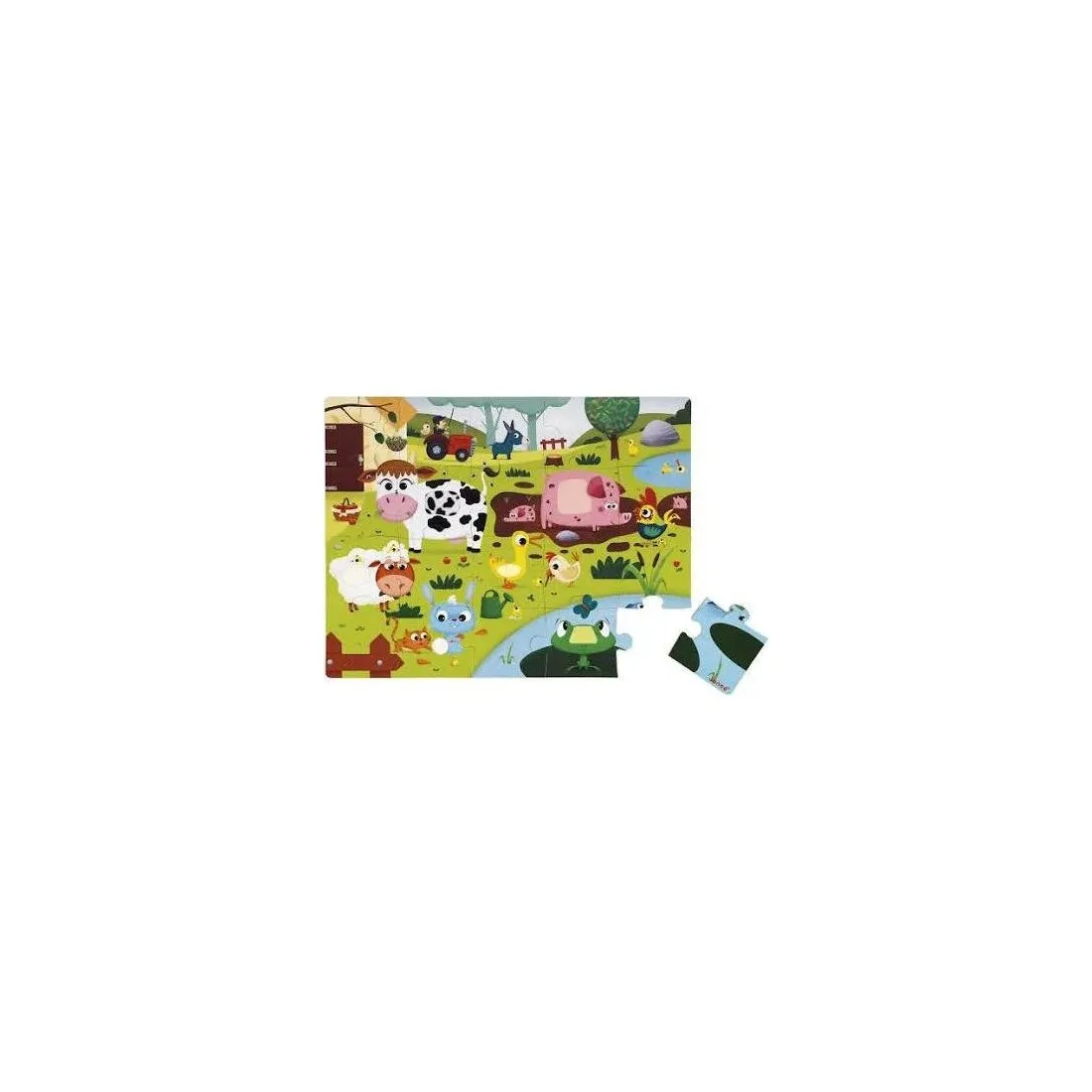 Puzzle tactile les animaux de la ferme Janod