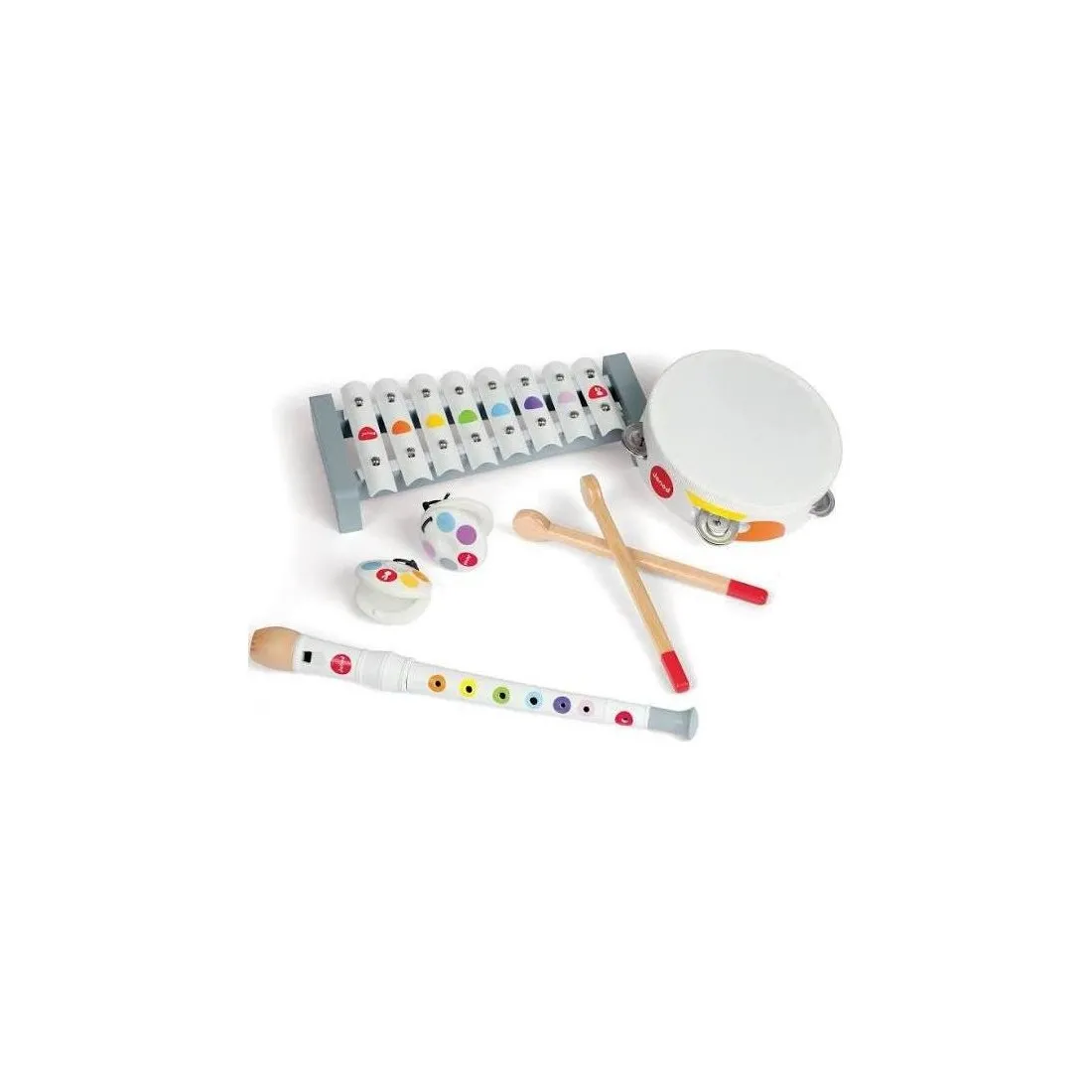 Set Musical d'instruments en bois Confetti Janod
