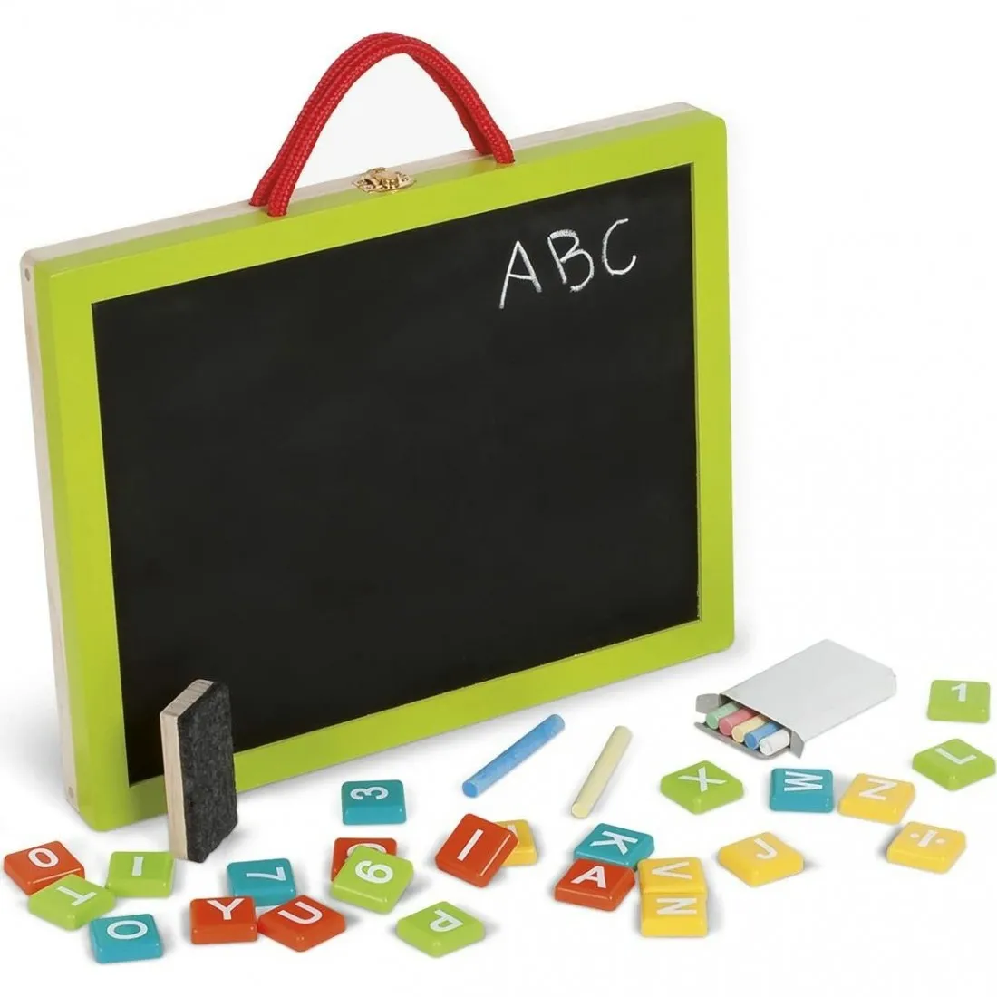 Tableau magique d'écriture transportable 4 en 1 Janod