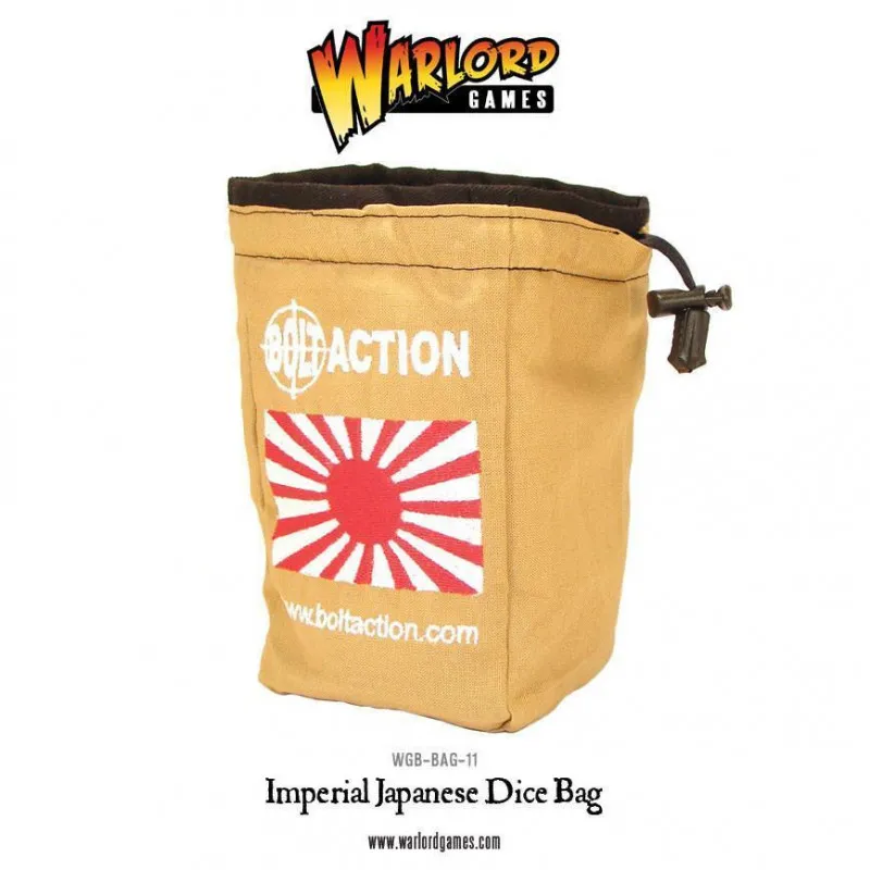 Sac à dés impérial Japon. Bolt Action. WARLORD GAMES WGB-BAG-11