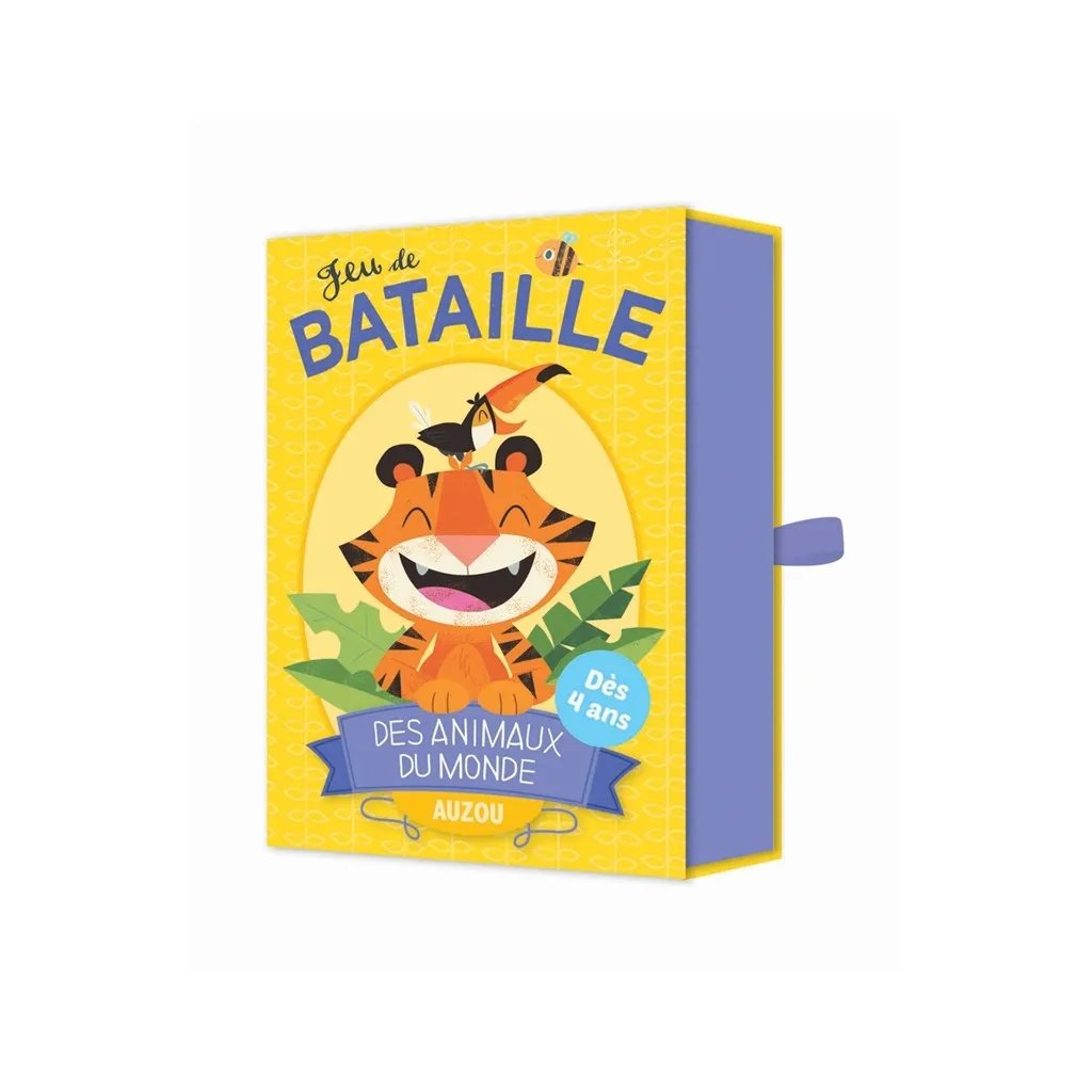 Jeu de Bataille Animaux du Monde- Jeu de cartes