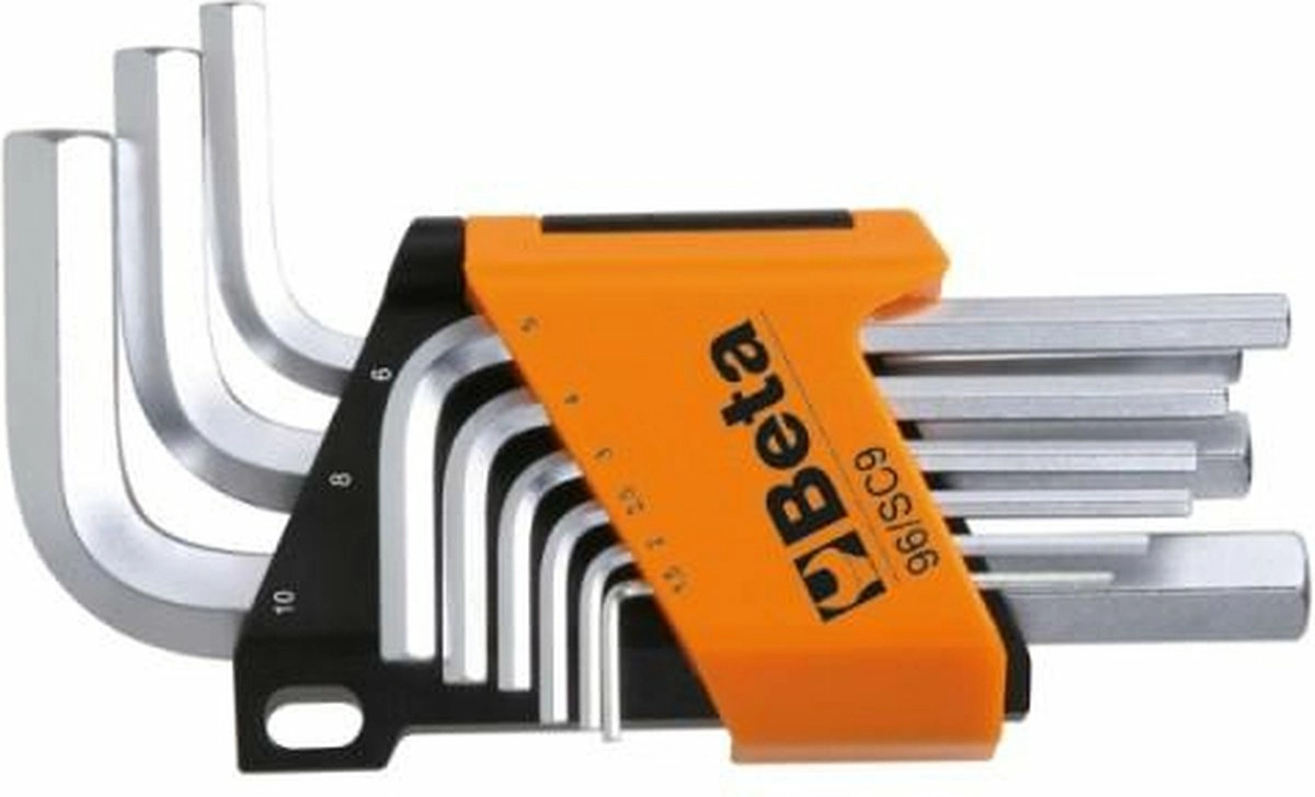 Jeu de clés mâles 6 pans coudées jeu de 9 clés mâles - Beta