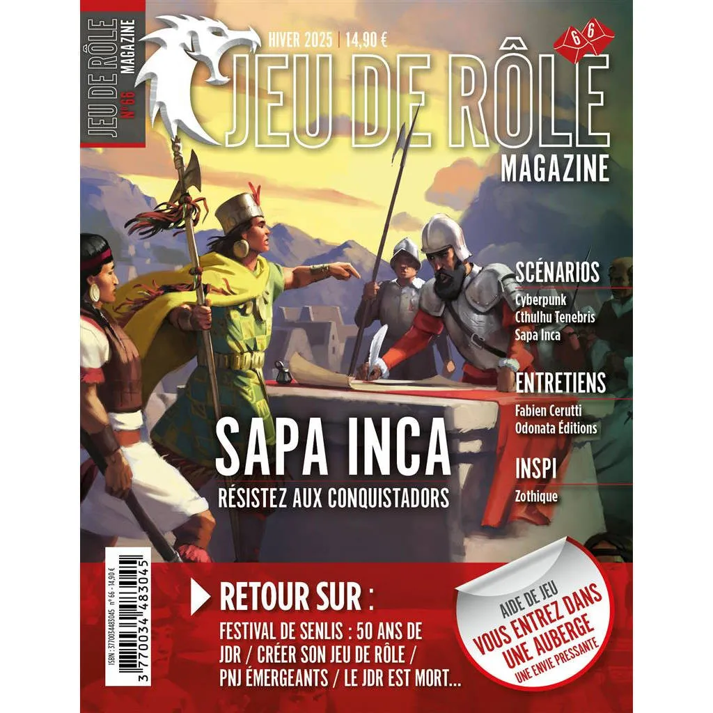 Jeu de Rôle Magazine 66 (Hiver 2024)
