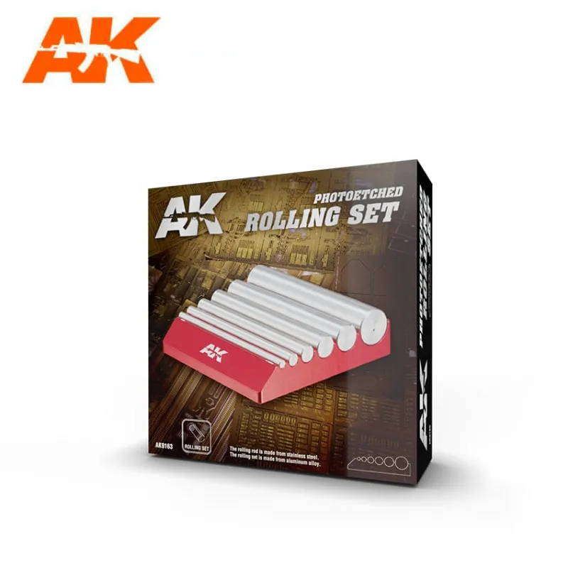 Jeu de rouleaux pour pièces photodécoupées. AK INTERACTIVE AK9163