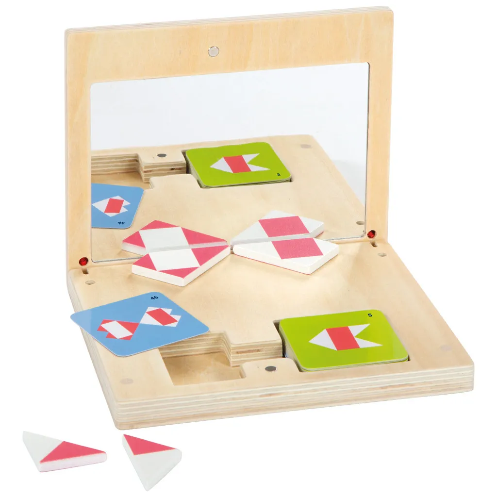Jeu de symétrie avec miroir « Educate »