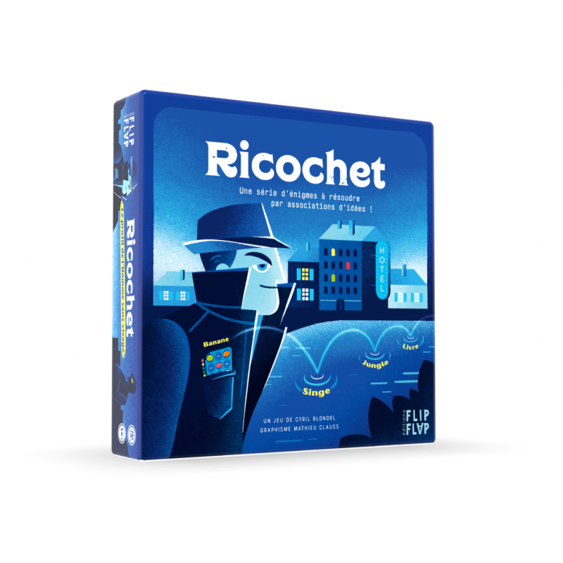 Ricochet - le profil de l'homme sans visage - Jeu enigme - Mon Ludicaire