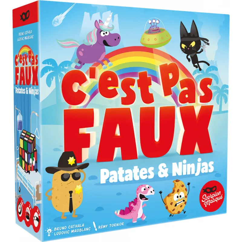 Jeu Quizz C'est pas faux : Patates et Ninjas