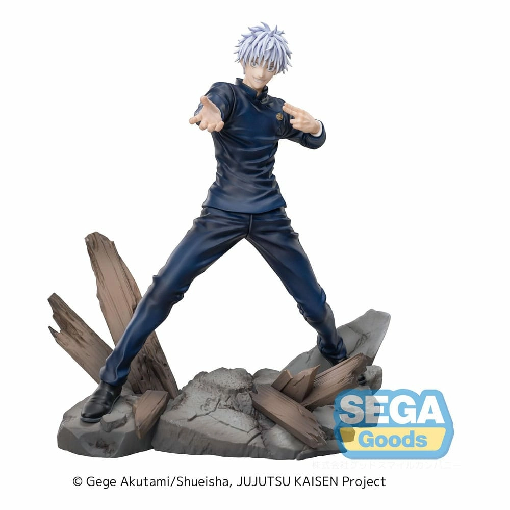 Jujutsu kaisen hidden inventory/premature death statuette luminasta pvc satoru gojo fierce battle 18 cm