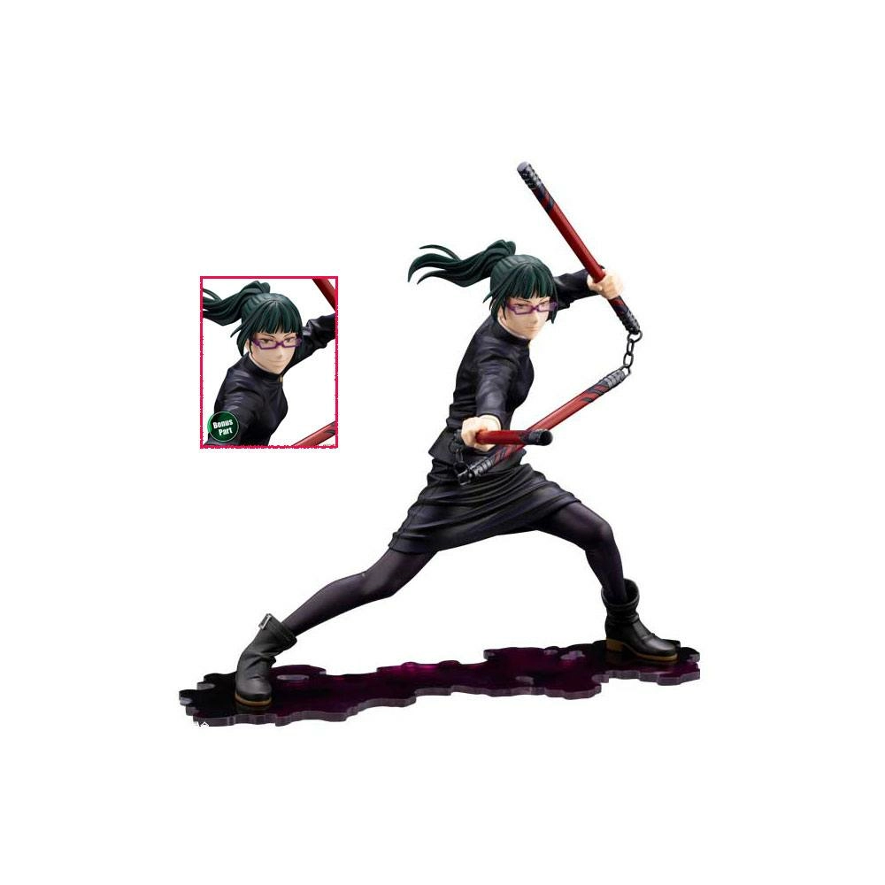 Jujutsu kaisen statuette pvc artfxj 1/8 maki zen'in bonus edition 21 cm