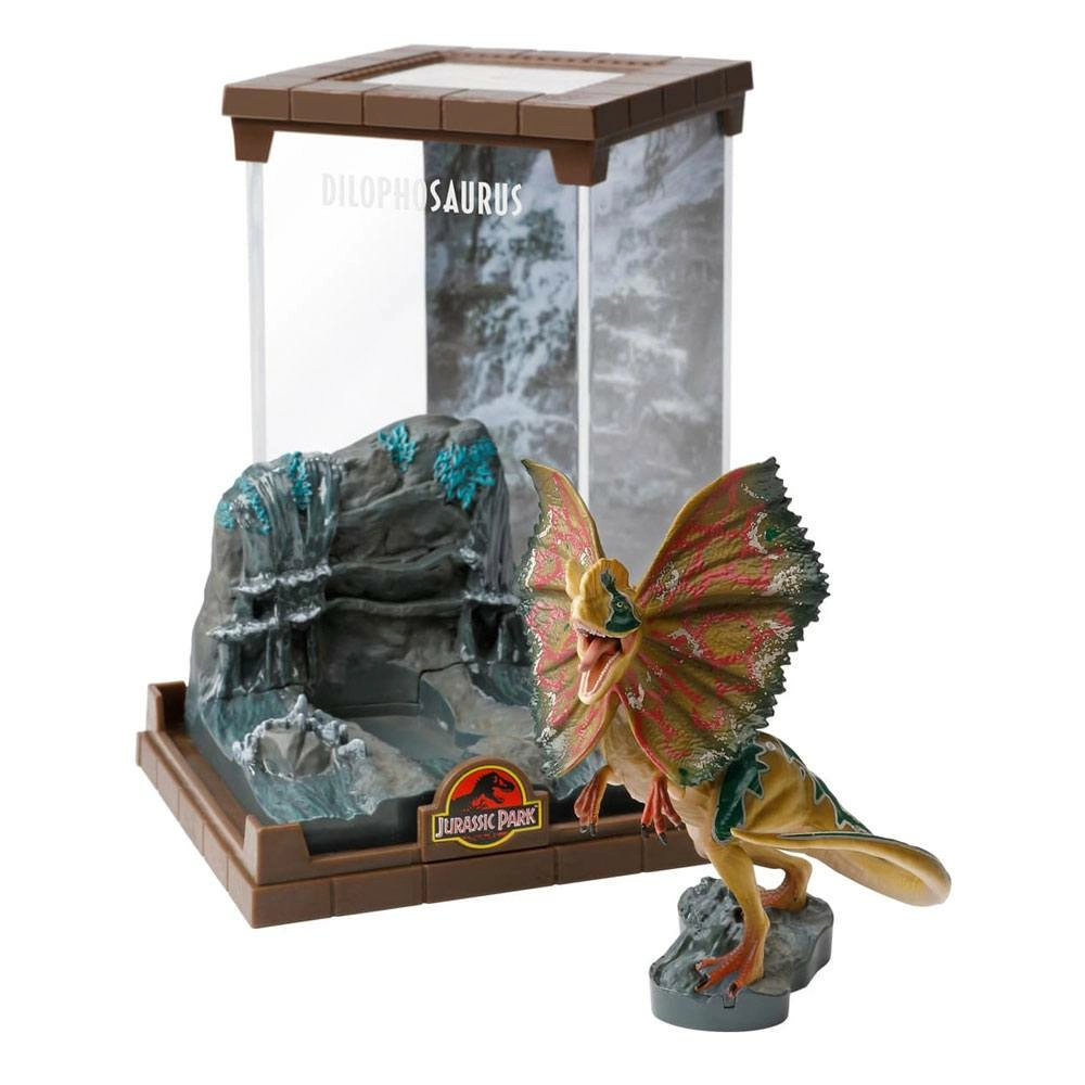 Jurassic park creature diorama pvc dilophosaurus 18 cm
