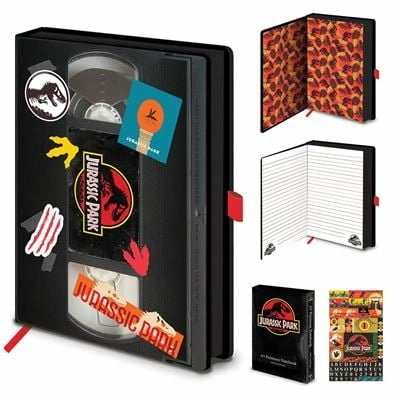 Jurassic park - vhs - cahier a5 premium