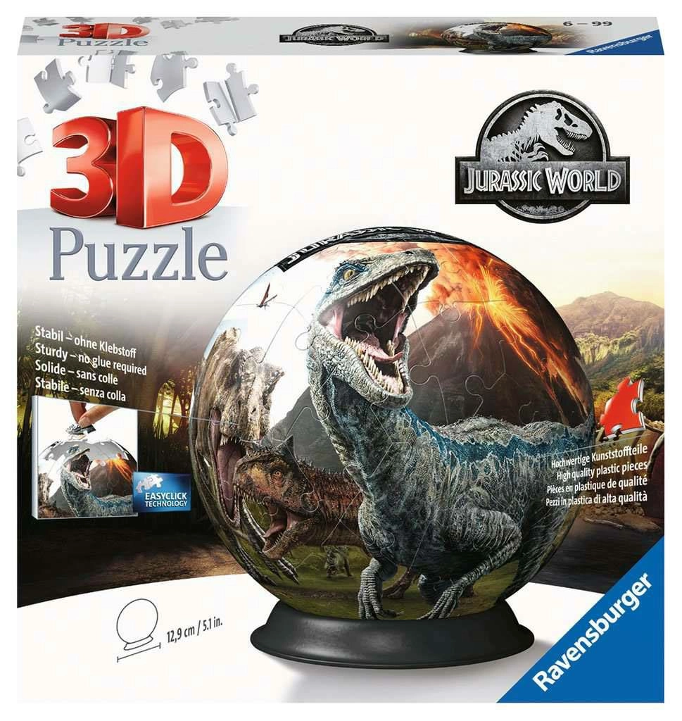 Jurassic world puzzle 3d ball (72 pièces)
