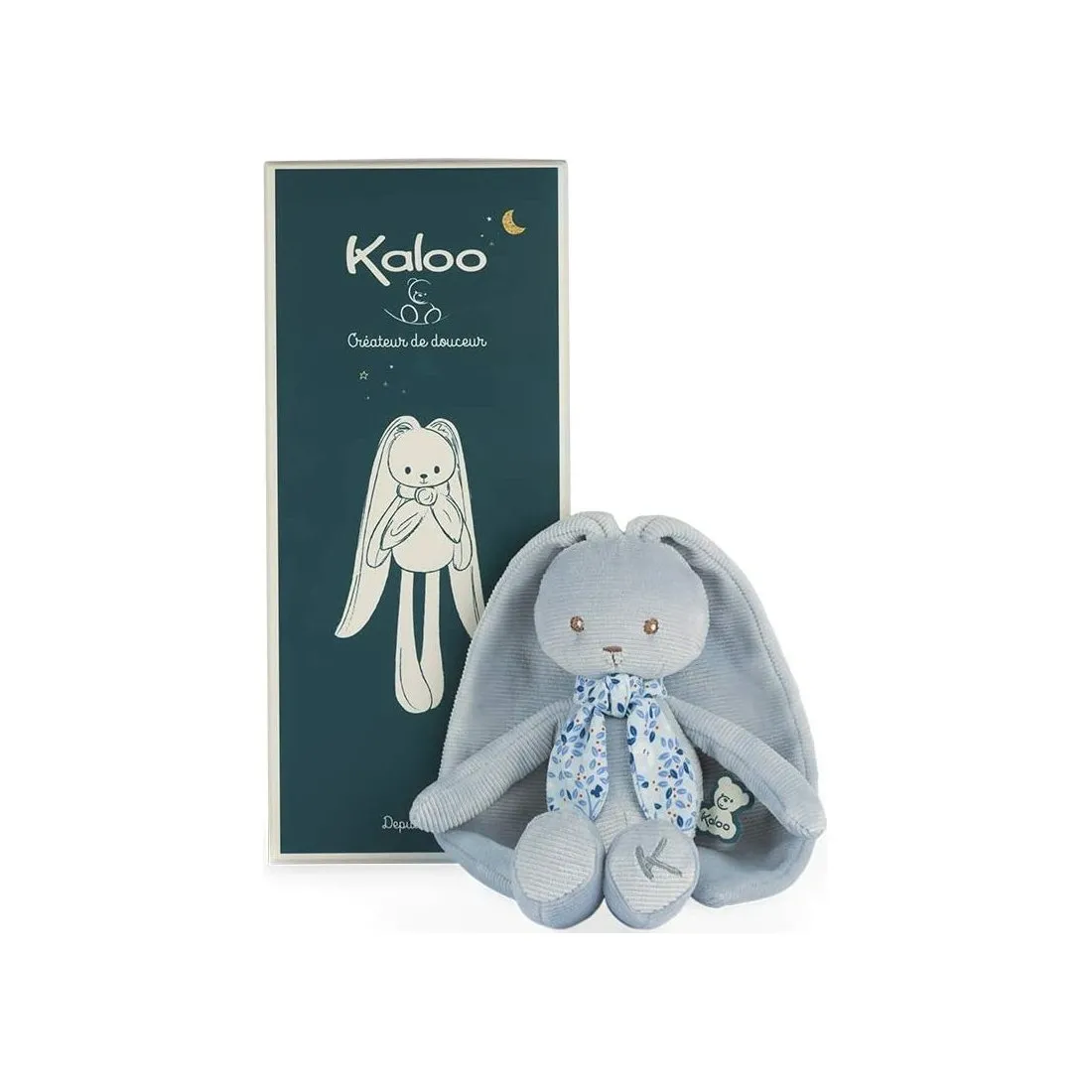 Petit Doudou Lapin Bleu - Lapinoo Kaloo